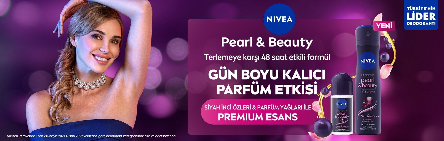 Nivea Pearl & Beauty ile Gün Boyu Kalıcı Parfüm Etkisi Şimdi Tshop.com.tr ve Tshop Mağazalarında
