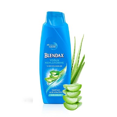 Blendax Şampuan - Yoğun Nemlendirme ve Dolgunluk Etkili Aloe Vera Özlü 500 ml