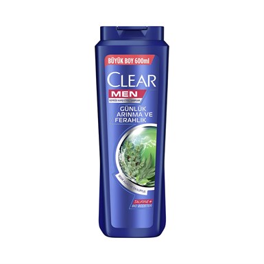 Clear Men Şampuan  - Günlük Arınma ve Ferahlık Etkili 600 ml