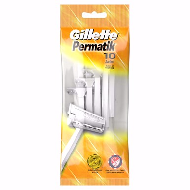 Gillette Permatik Kullan At Tıraş Bıçağı 10Lu