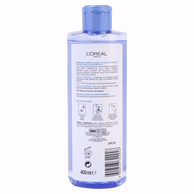 LOrealParis Normal & Karma ve Hassas Ciltler için Micellar Kusursuz Makyaj Temizleme Suyu 400 ml