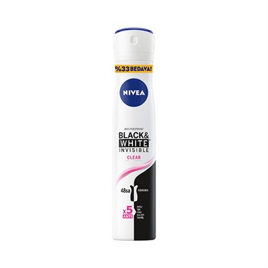 Nivea Sprey Deodorant B&W Clear 200 ml