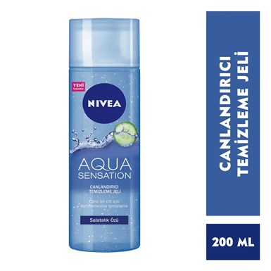 Nivea Visage Aqua Sensation Yüz Temizleme Jeli 200 ml NIVEA FACE CARE Yüz Temizleme Ürünleri Nivea Visage Aqua Sensation Yüz Temizleme Jeli 200 ml | Tshop