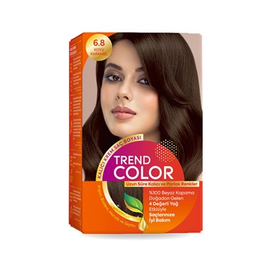 Trend Color Kit Saç Boyası 6.8 Koyu Karamel 50 ml TREND COLOR Set Boyalar Trend Color Kit Saç Boyası 6.8 Koyu Karamel 50 ml | Tshop