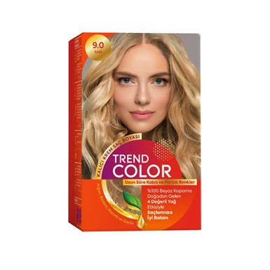 TREND COLORTrend Color Kit Saç Boyası 9.0 Sarı 50 mlSet BoyalarTrend Color Kit Saç Boyası 9.0 Sarı 50 ml - tshop.com.tr2Ana Tedariçi87400